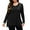 Black, variant on FlorCurve Long Sleeve Shirts for Women Plus Size V Neck T-Shirts Solid Casual Tunic Tops, Blue 5XL