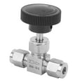 304 Stainless Steel Valve 2?Way High Pressure Needle Flow Control for