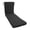 Black, variant on Xirurus Lounge Chair Cushion with Ties, Removable Rain & Fade Proof Sun Lounger Replacement Pad for Beach Outdoor Patio Garden, Jet Black, 70.9 x 21.7 inches / 180 x 55 cm