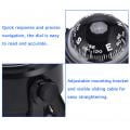 Black Electronic Adjustable Military Marine Ball Night  Compass for Boat Vehicle