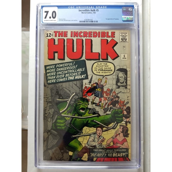 Incredible Hulk #5 - CGC 7 Comic Book
