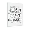 thumbnail image 2 of Scripture Walls Act Justly Love Micah 6:8 Hearts Christian Wall Art Bible Verse Print Ready to Hang Unframed, 2 of 18