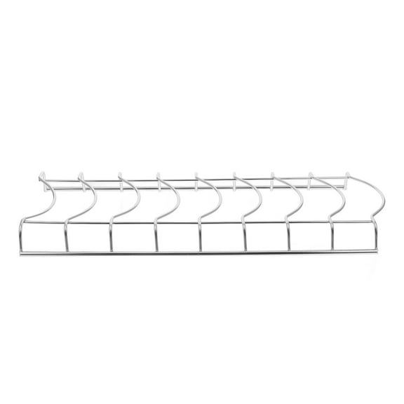 Practical Dish Drainer Rack in Silver Stainless Steel for Kitchen Countertop Use Supports 8 Dishes