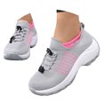 thumbnail image 3 of ibiyuan Armadillo Shoes for Women Womens Walking Shoes Hands Free Supportive Mesh Sneakers Casual Wide Toe Cloud Cushion Sole Athletic Running Shoes on Soft Shoes, 3 of 9