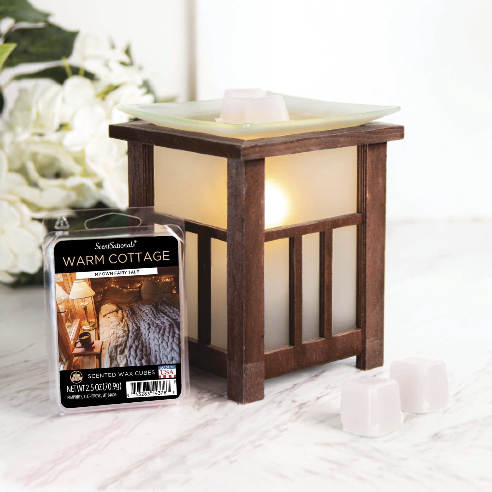 Warm Cottage Scented Wax Melts, ScentSationals, 2.5 oz (1-Pack)