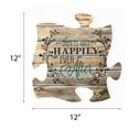 thumbnail image 6 of P. Graham Dunn This is Our Happily Ever After 12 x 12 inch Wood Puzzle Piece Wall Sign Plaque, 6 of 6