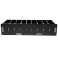 thumbnail image 4 of Porta tarjetas de madera Organizador de tarjetas de madera Caja de almacenamiento de madera Caja con compartimentos, 4 of 8