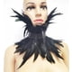 thumbnail image 5 of Bufanda chal cuello urdimbre hombro Hugo Halloween disfraz Negro Envoltura de cuello gótica, 5 of 7
