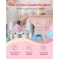 thumbnail image 2 of VEVOR Electric Cotton Candy Machine with Cart, 1000W Commercial Candy Floss Maker with 20.5 in Stainless Steel Bowl, Sugar Scoop, and Drawer, Easy to Use, for Home, Kids Birthday, Family Party, Blue, 2 of 9