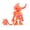 Pink gold, variant on 3D Printed Cattle Bull Demon King with Joint Movable and Freely Moving Figurine Model for Children's Christmas Socks Gifts
