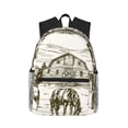 thumbnail image 1 of Fotbe Horses Grazing On Meadow Mochila Ligera Casual para Laptop para Hombres y Mujeres, Mochila Impermeable de Uso Diario, Mochila para Universidad, 1 of 6
