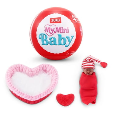 My Mini Baby Sweet Hearts Mystery Capsule by ZURU - Collectible Surprise Unbox Baby Doll with Accessories for Kids Ages 3 