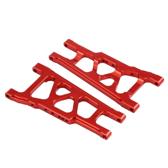 RC Car Suspension Arm, Aluminium Alloy Front Rear Universal Suspension Arm for Trax-xas Slash 1/10 Scale RC Car, RC Model Part Accessory[red]