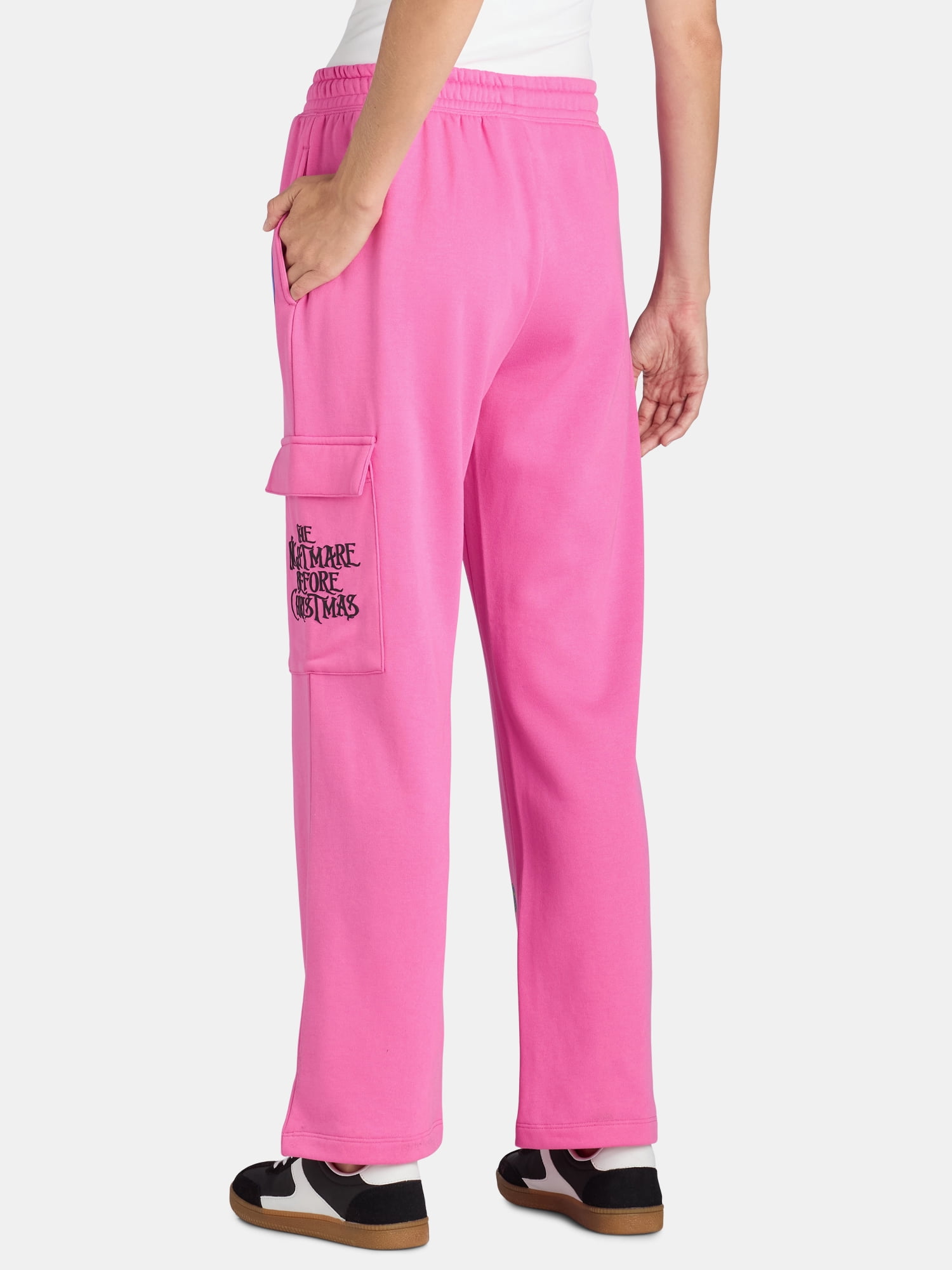 Disney Women’s Nightmare Before Christmas Glow in the Dark Graphic Sweatpants, Sizes XS-XXL