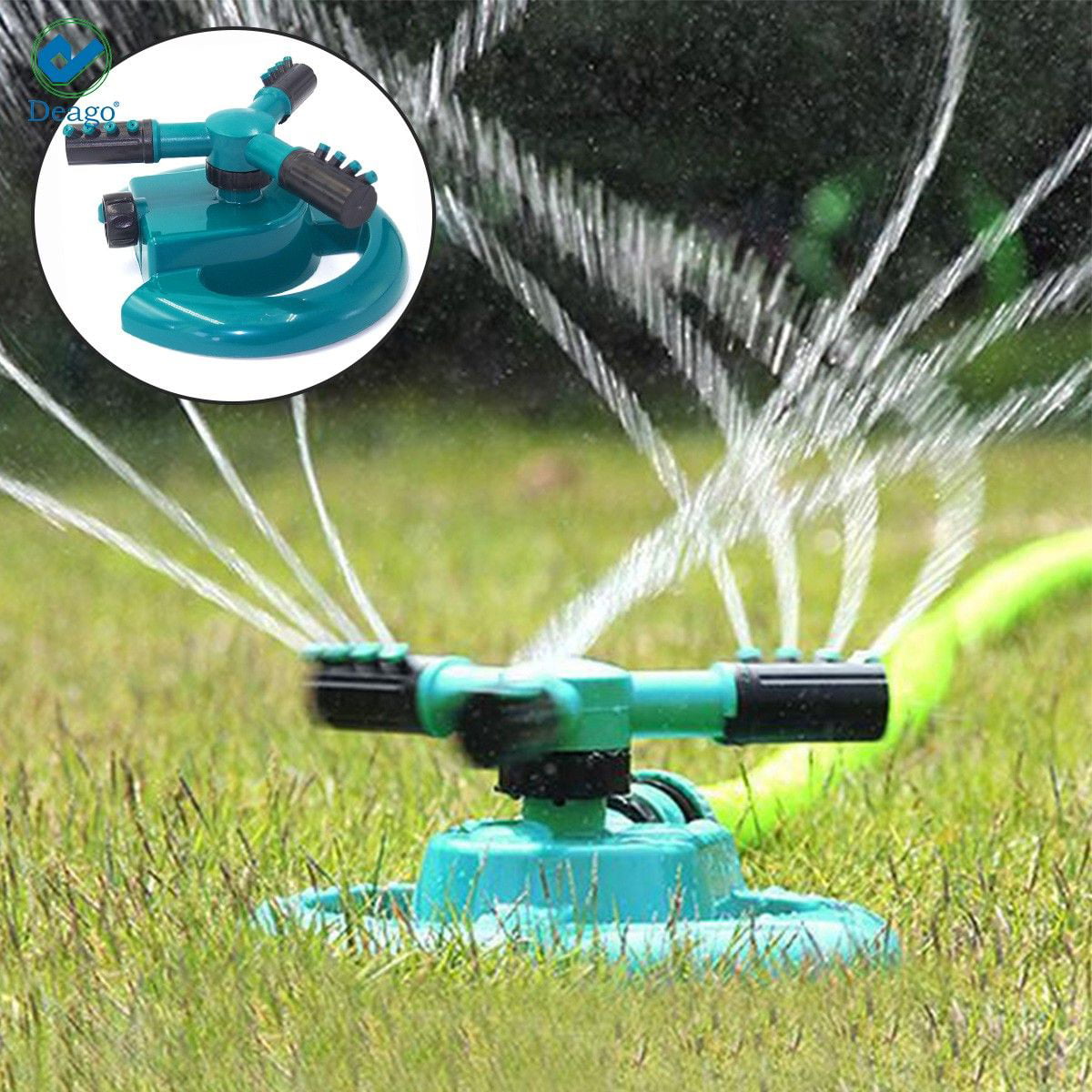 Deago Lawn Sprinkler Automatic Garden Water Irrigation Sprinklers