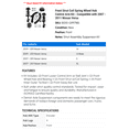 thumbnail image 2 of Front Strut Coil Spring Wheel Hub Control Arm Kit - Compatible with 2007 - 2011 Nissan Versa 2008 2009 2010, 2 of 2