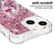thumbnail image 3 of Funda para iPhone 15 con Brillo Líquido Flotante, Purpurina, Parachoques y Anillo Giratorio Soporte, 3 of 5