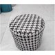 thumbnail image 1 of Funda de puf redonda, reposapiés para silla otomana, protector de muebles, reposapiés, 1 of 5