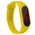 thumbnail image 1 of Methold Reloj de Digital fino para niños con pantalla LED, de Fitness para estudiantes, suministros deportivos para niños y niñas Relojes inteligentes Amarillo 240*15mm, 1 of 5