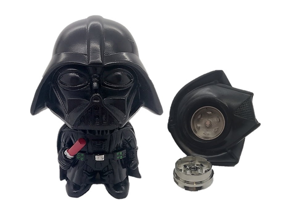 New Black Cool Star8Wars Darth Vader 3 Layers Tobacco Herb Crusher Grinder 