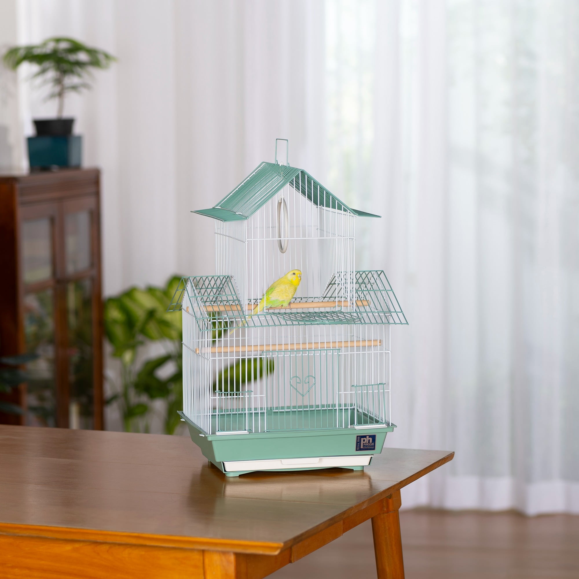 Prevue Pet Products Shanghai Parakeet Bird Cage - Green SP1720-4