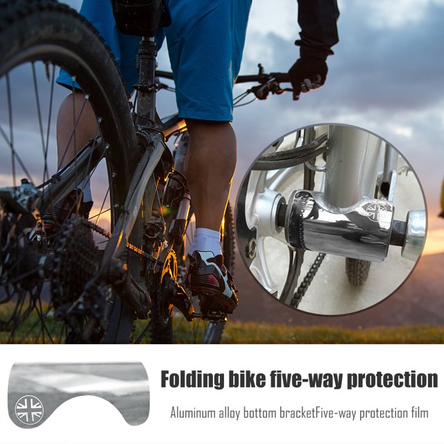 Pegatina protectora de soporte inferior de bicicleta almohadilla de protección de Ehuebsd Marco BB de carbono para bicicleta plegable Brompton