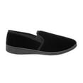 thumbnail image 3 of Zedzzz Mens Ross Twin Gusset Velour Slippers, 3 of 4