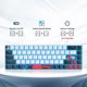 thumbnail image 4 of Teclado Gaming Ussixchare 60% Interruptor mecánico rojo de 68 teclas, 4 of 7