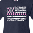 thumbnail image 4 of Inktastic Breast Cancer Awareness Pink Ribbons and Flag Youth T-Shirt, 4 of 5
