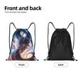 thumbnail image 2 of Yiaed Urban Style Colorful Dragon Print Drawstring Bags Drawstring Backpack Bulk String Back Pack Gym Sport Bag-Medium, 2 of 5