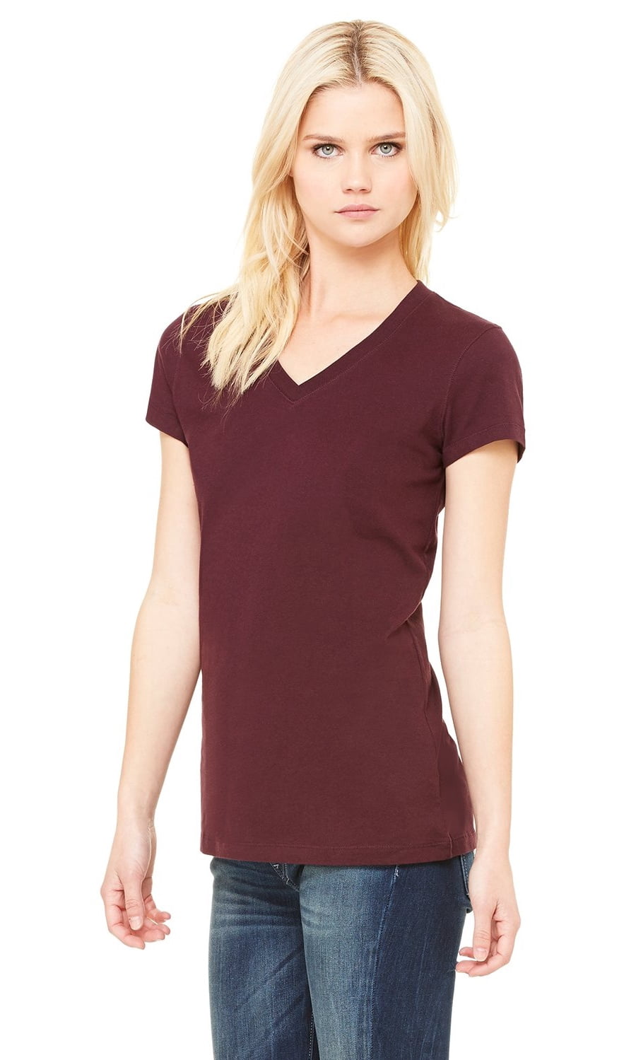 Women's Jersey Short-Sleeve V-Neck T-Shirt
