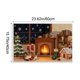 thumbnail image 3 of Seyotauo Christmas Decor 3D Stereoscopic Embroidery Carpet - 24 x16 inch Polyester Xmas Decor Indoor Outdoor, Absorbent Nonslip Dirt Proof Washable Foot Mat for Entryway Kitchen Bathroom Porch Patio, 3 of 6