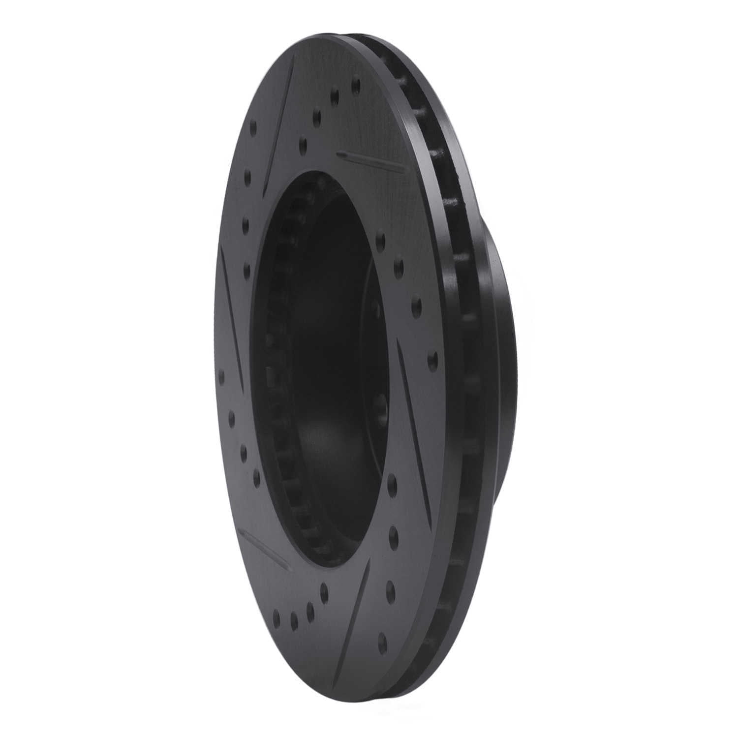 Dynamic Friction Company 633-59011R DFC Brake Rotor - Drilled And Slotted - Black