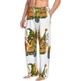 thumbnail image 2 of Easygdp Thanksgiving Truck Men's Pajama Pant, Sleep Elastic Waistband Lounge Pants - Small, 2 of 9