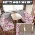 thumbnail image 2 of Aplkyhs Pink Flower RV Dinette Cushions Comfortable RV Dinette Cushion Covers for Women Couch Cushion Covers Universal Loveseat Sofa Chair Cover Furniture Protector Camper Must Haves, 2 of 7