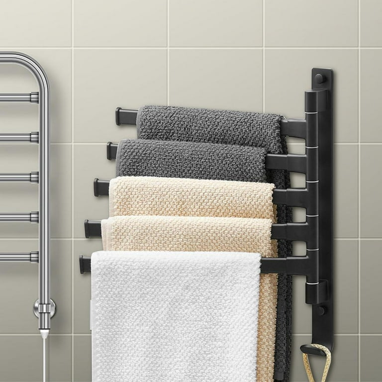 Kes swing out towel bar arm swivel hanger bathroom storage organizer wall mount sus 304 stainless steel brushed new arrivals