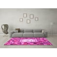 thumbnail image 3 of Ahgly Company Indoor Rectangle Oriental Pink Traditional Area Rugs, 7' x 9', 3 of 4