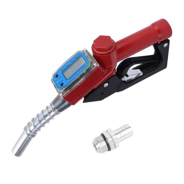 Boquilla de Manual de 60 l/min, Digital de inyección de de apagado automático de medición para Rojo Gloria Boquilla de combustible manual