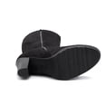 thumbnail image 4 of Pennysue Women Knee High Boots Black Sedue Wide Calf Chunky Heel Booties For Women 9M, 4 of 7