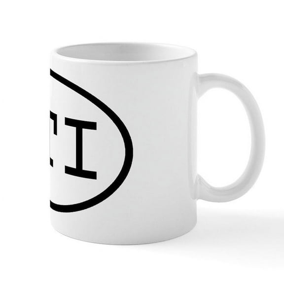 CafePress - PTI Oval Mug - 11 oz Ceramic Mug - Novelty Coffee Tea Cup