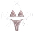 thumbnail image 2 of Traje de baño para mujer, moda, cómodo, estampado, bikini, traje de baño de color liso para mujer, conjuntos de bikinis, trajes de baño para mujer, 2 of 7