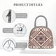 thumbnail image 4 of Balery Fashion Tatreez2 Bolsa de Almuerzo para Mujeres, Caja de Almuerzo, Bolsa de Almuerzo Pequeña Impermeable, Tote de Almuerzo Reutilizable con Gran Capacidad, 4 of 6