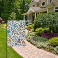 thumbnail image 2 of Yayeee Garden Flag 28" x 40" Double Sided Outdoor Yard Lawn Holiday Decorations, Doodle Pattern, 2 of 6