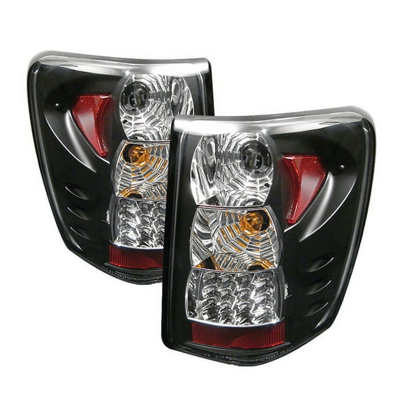 Spyder Jeep Grand Cherokee 99-04 LED Tail Lights Version 2 - Black