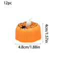 thumbnail image 3 of QIPOPIQ Halloween Pumpkin Tealights Candles with Spider Web Decor, LED Pumpkin Lights, Flame Less Candle Halloween Table Decorations Home Fireplace Party, 3 of 7