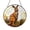 Acrylic 3.5 Inch, variant on Kangaroo Pair Stained Glass Suncatcher – Wildlife Window Decor