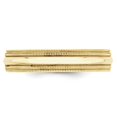 thumbnail image 5 of Auriga Fine Jewelry 10K Yellow Gold 5mm Double Milgrain Comfort Fit Wedding Band for Women Size- 10, 5 of 6