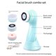 thumbnail image 5 of Vogacara Cepillo eléctrico de limpieza profunda para la cara, resistente al agua, belleza, Facial, removedor de cabeza negra giratorio, portátil, Tratamientos faciales Azul Vogacara CE014433-02, 5 of 6
