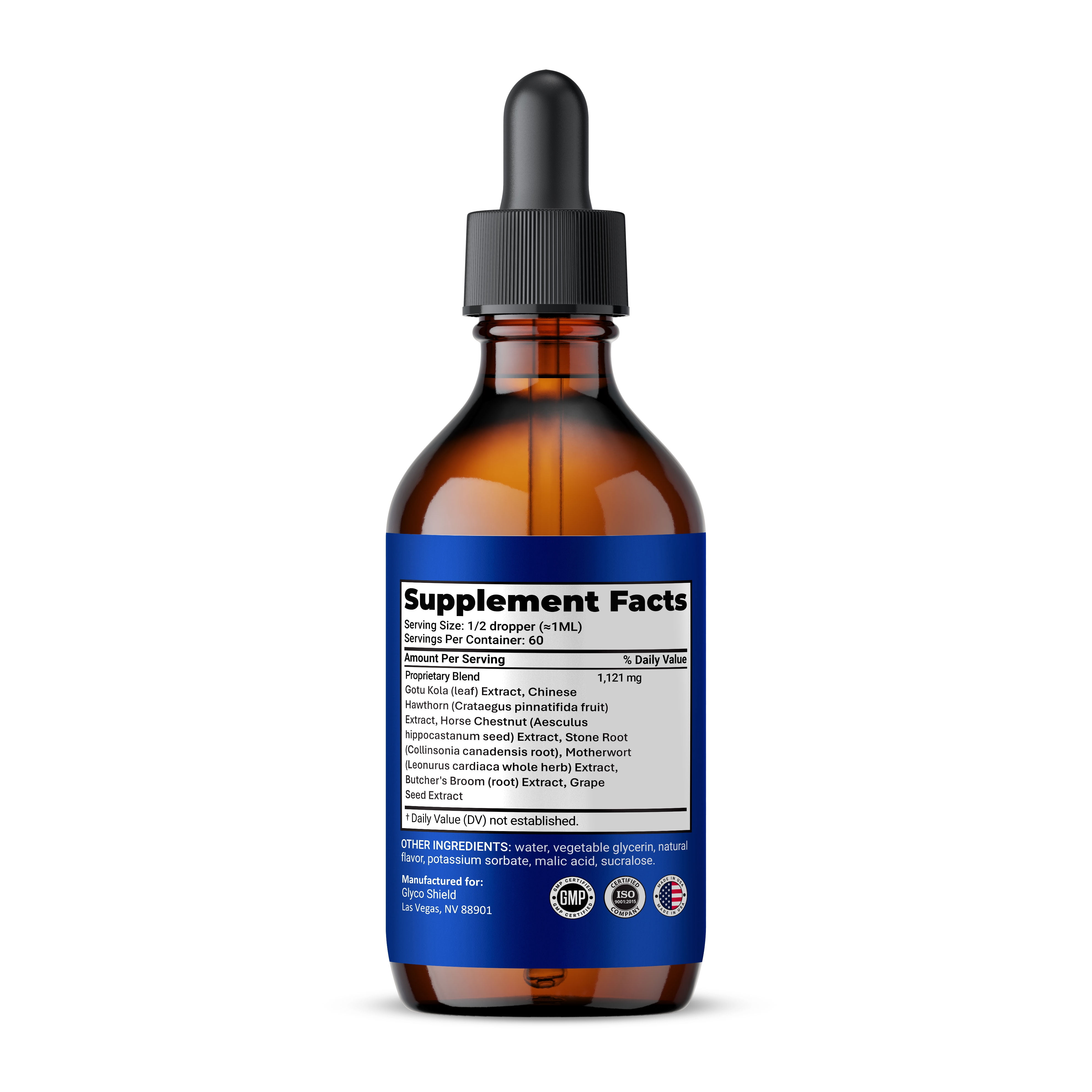 Glyco Shield Drops, GlycoShield All Natural Supplement, Maximum Strength Formula, Liquid Extract 10 Month Supply (10 Pack)