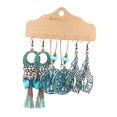 thumbnail image 3 of 3 pares de pendientes colgantes de moda con borlas, joyería vintage para fiesta de cumpleaños Estilo E jinwen  pendientes bohemios, 3 of 8